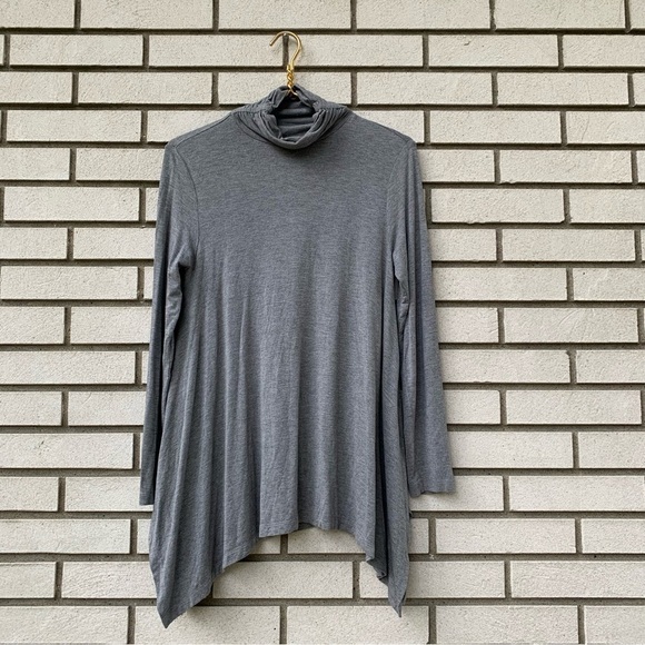 Soft Surroundings Timely Turtleneck Tunic in Grey - Picture 5 of 10